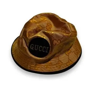 New Gucci GG Off The Grid Gg supreme monogram Bucket Hat size Large Gucci Yellow Off The Grid GG Supreme Bucket Hat Gucci main image 3